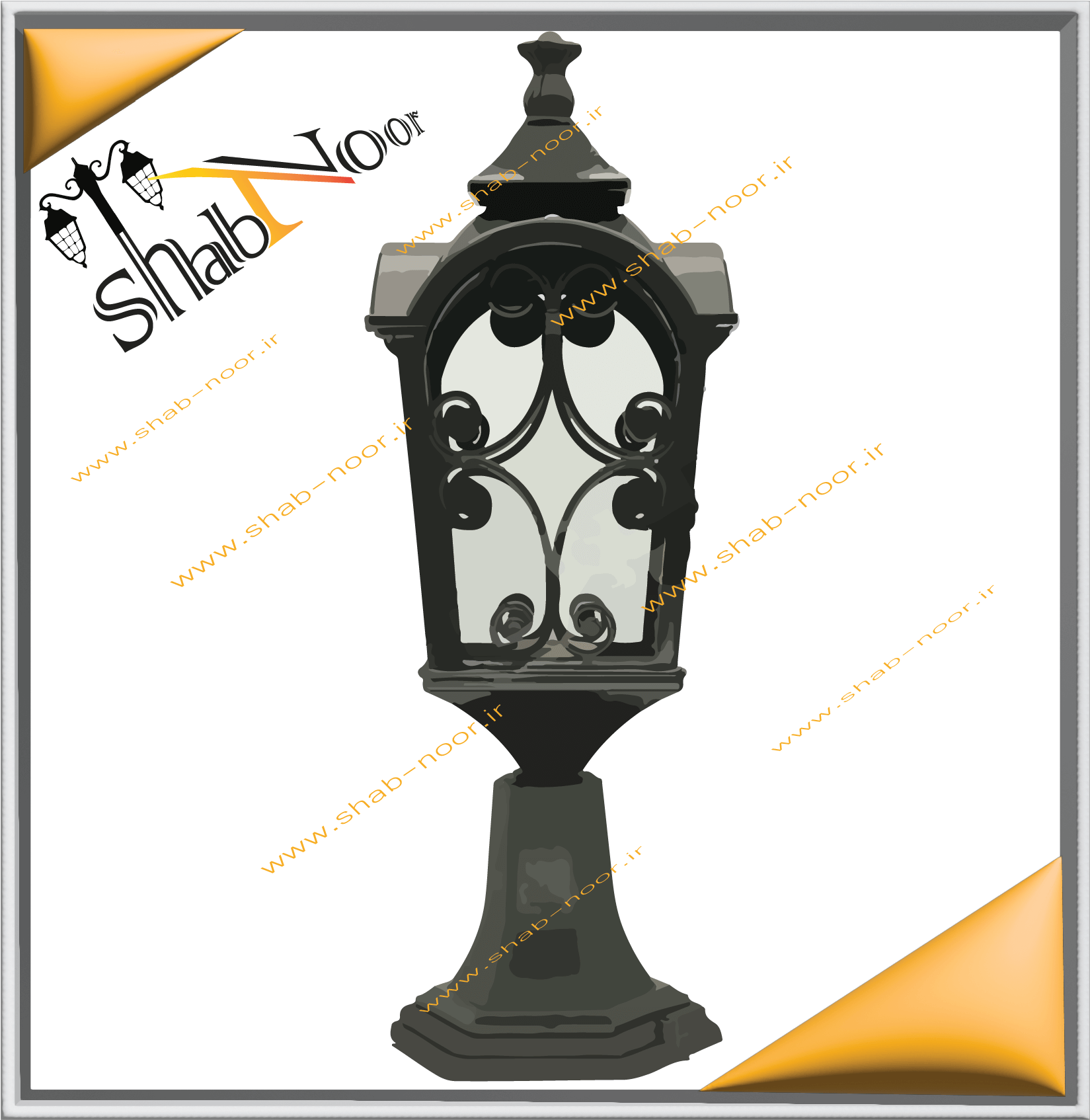 چراغ حیاطی مدل گل سردری