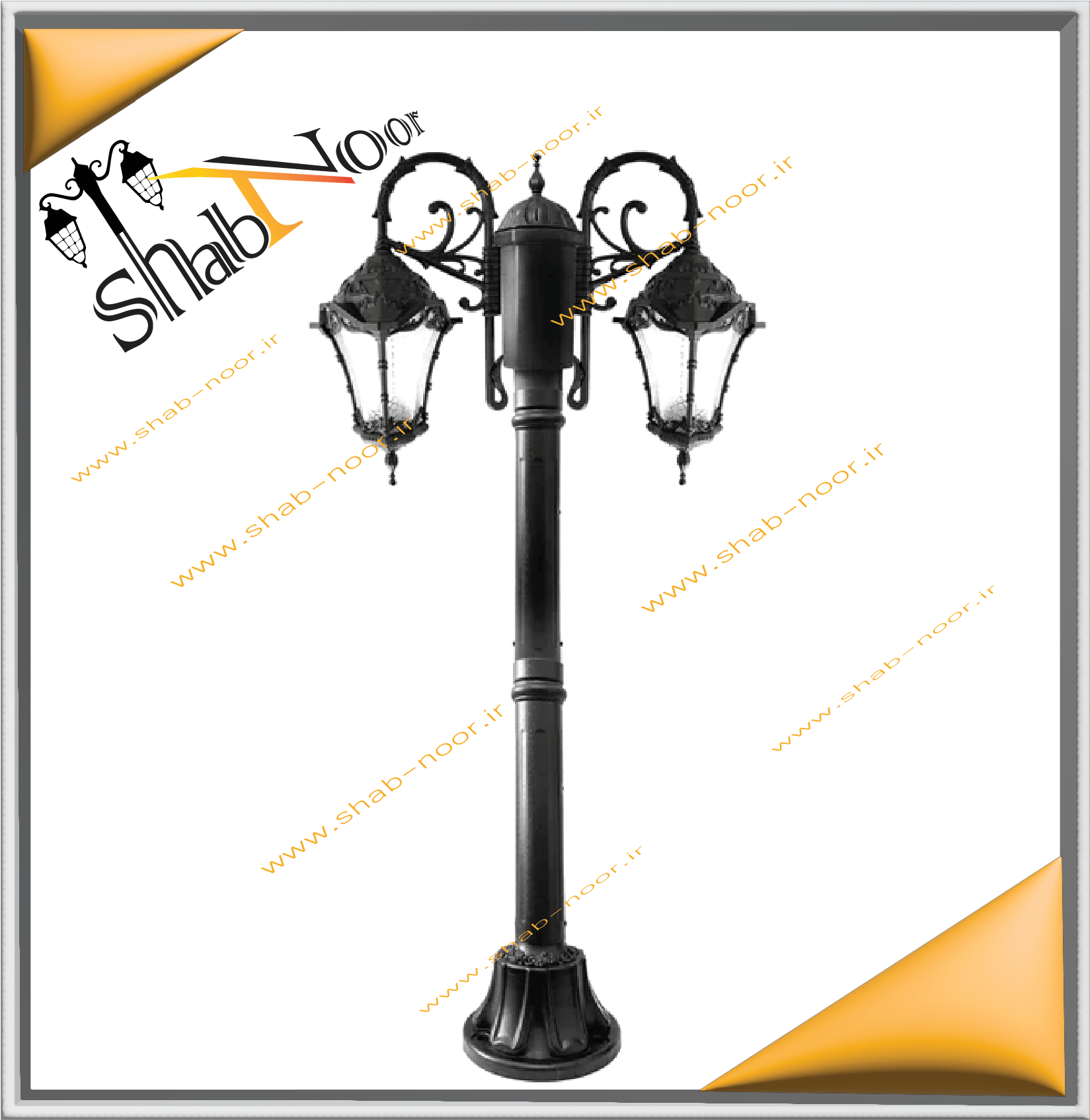 چراغ حیاطی مدل ویداس دو شعله